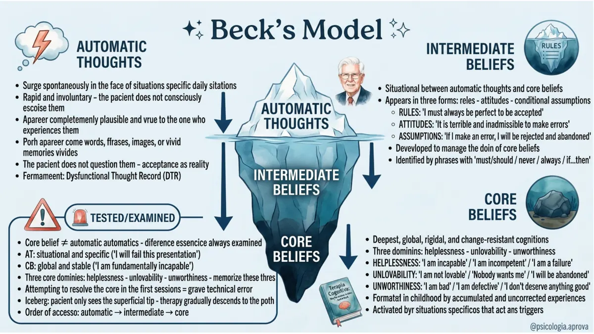 Mind map of Beck's model